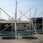 Bungee trampoline elastico